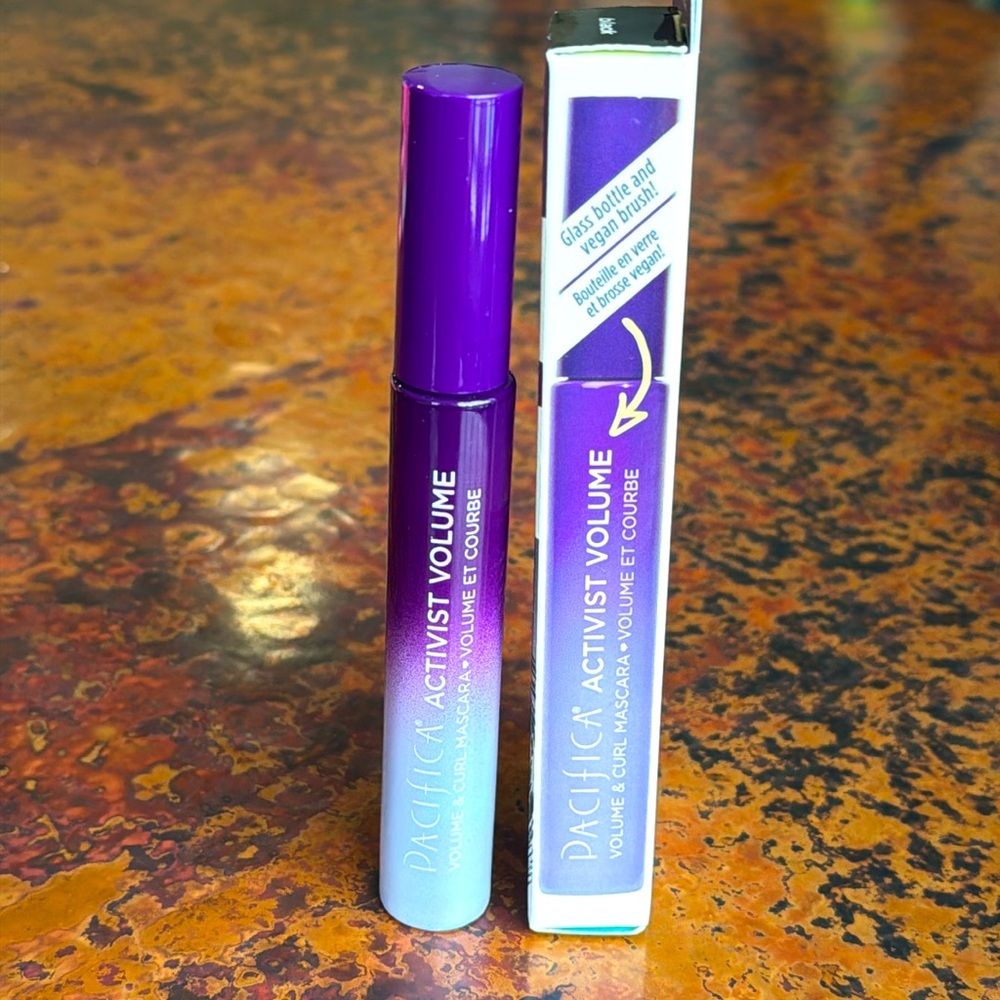 PACIFICA Activist Volume & Curl Mascara In Black 💯 Vegan Cruelty Free Full Size